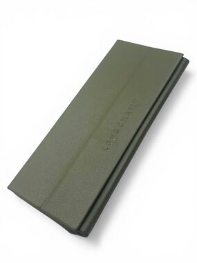 Longchamp Semi-Hard Shell Folding Eyeglass Case Olive Green